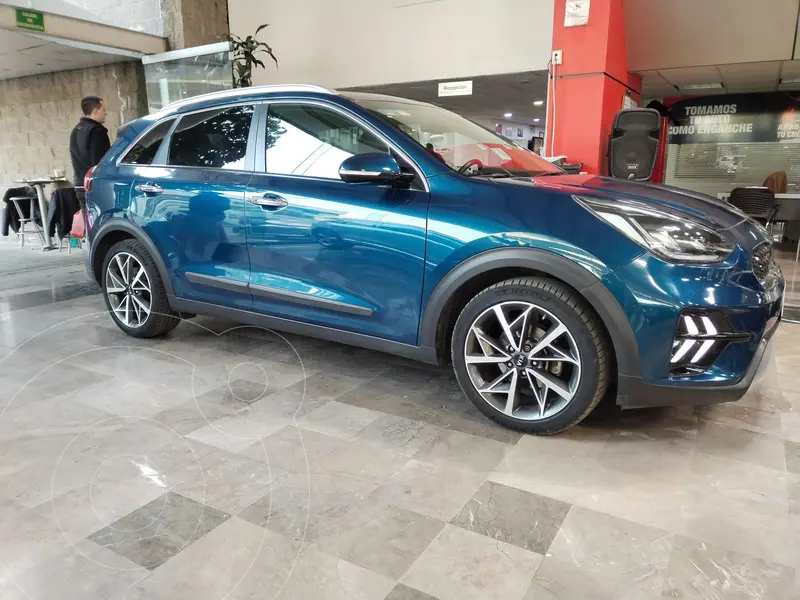 Foto Kia Niro 1.6L GDI EX usado (2020) color Azul financiado en mensualidades(enganche $145,882 mensualidades desde $6,138)