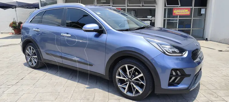 Foto Kia Niro 1.6L GDI EX usado (2020) color Azul financiado en mensualidades(enganche $99,334 mensualidades desde $8,920)