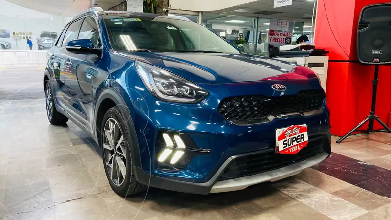 Foto Kia Niro 1.6L GDI EX usado (2020) color Azul Marino financiado en mensualidades(enganche $145,583 mensualidades desde $7,826)