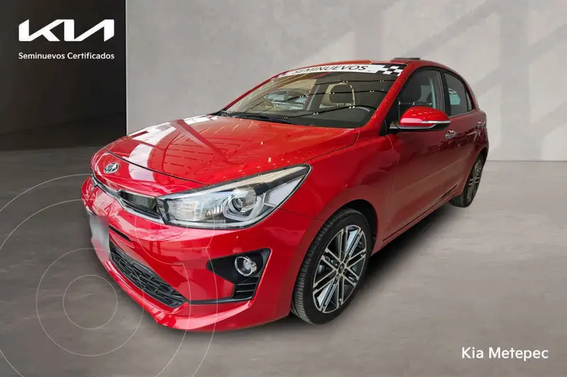 Foto Kia Rio Hatchback EX Pack Aut usado (2021) color Rojo precio $299,000