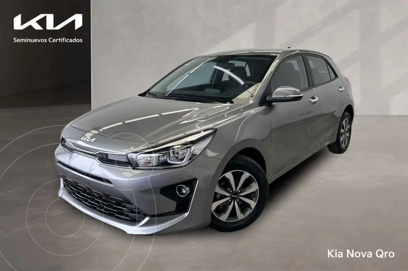 Foto Kia Rio Hatchback EX Aut usado (2023) color Gris financiado en mensualidades(enganche $83,112 mensualidades desde $7,135)