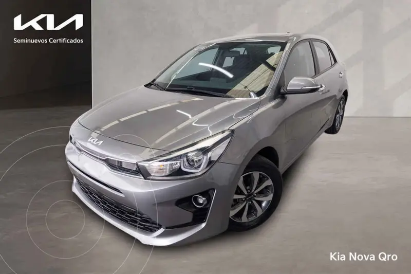 Foto Kia Rio Hatchback EX usado (2022) color Gris financiado en mensualidades(enganche $78,208 mensualidades desde $6,714)