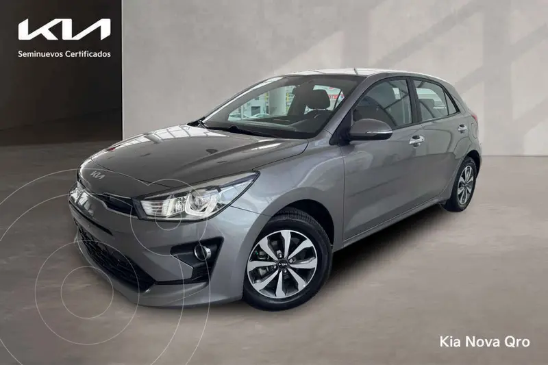 Foto Kia Rio Hatchback EX usado (2023) color Gris financiado en mensualidades(enganche $82,840 mensualidades desde $7,111)