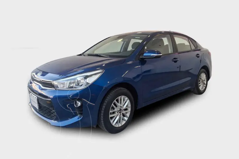 Foto Kia Rio Sedan EX Aut usado (2018) color Azul precio $212,000