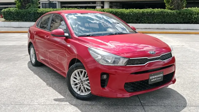Foto Kia Rio Sedan LX Aut usado (2020) color Rojo financiado en mensualidades(enganche $50,114 mensualidades desde $5,766)