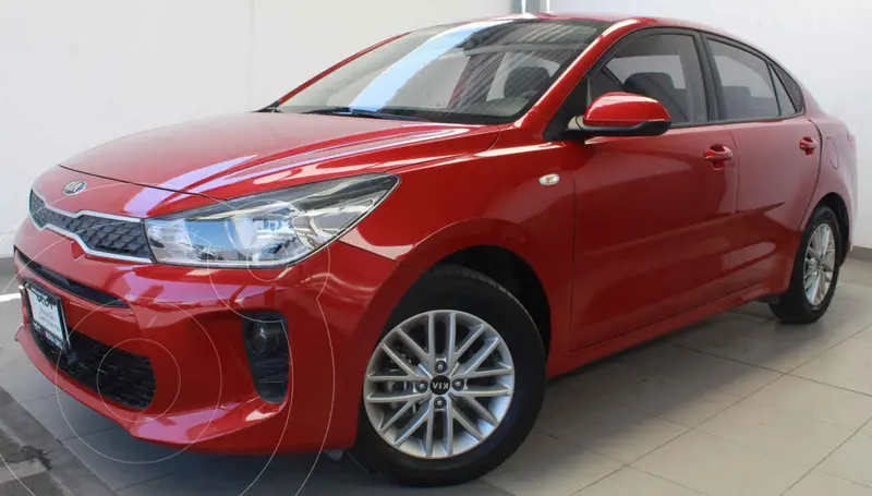 Foto Kia Rio Sedan LX usado (2020) color Rojo financiado en mensualidades(enganche $74,500 mensualidades desde $5,448)