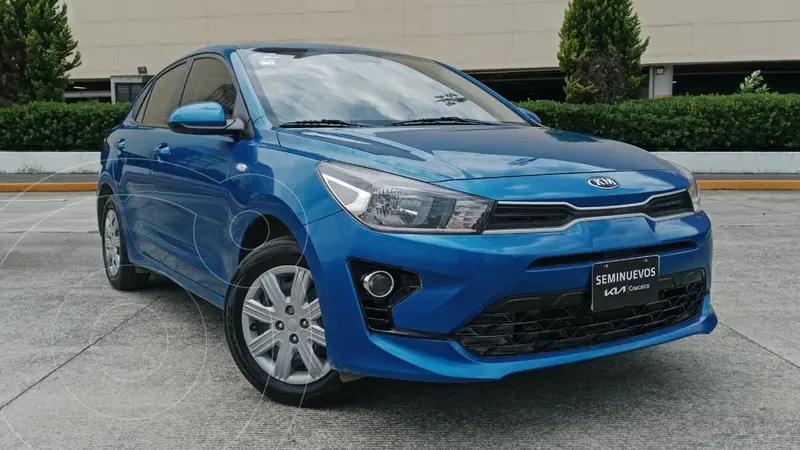 Foto Kia Rio Sedan LX usado (2021) color Azul financiado en mensualidades(enganche $54,674 mensualidades desde $6,291)