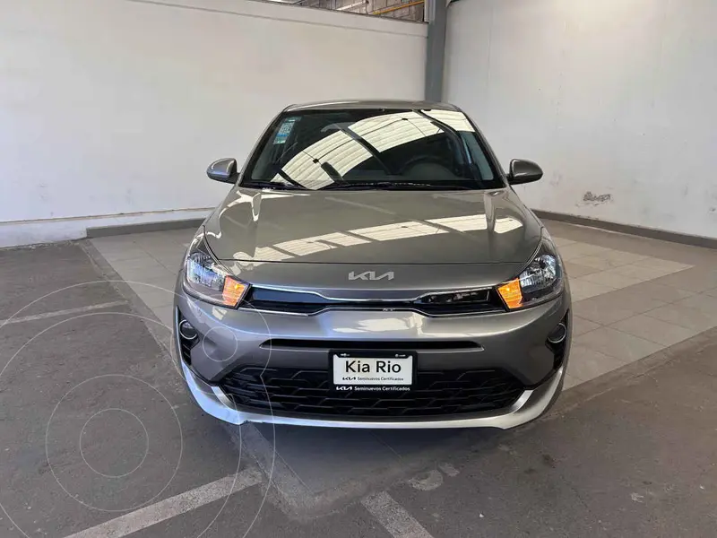Foto Kia Rio Sedan LX Aut usado (2022) color Gris financiado en mensualidades(enganche $72,212 mensualidades desde $6,199)