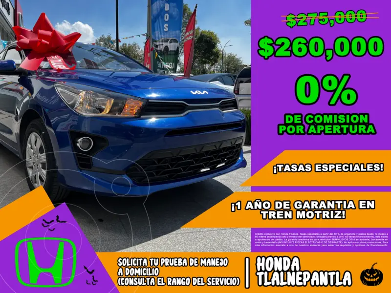 Foto Kia Rio Sedan L  Aut usado (2023) color Azul precio $260,000