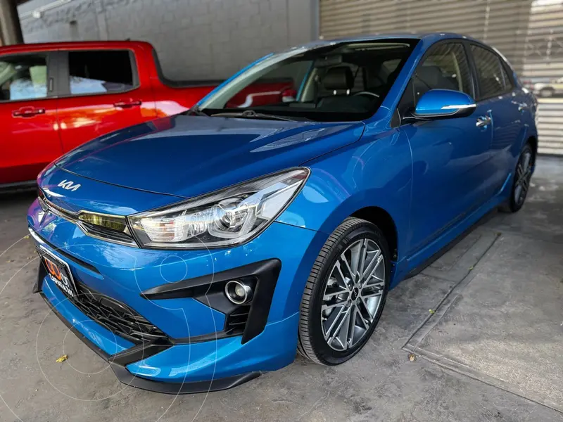 Foto Kia Rio Sedan S Pack usado (2022) color Azul financiado en mensualidades(enganche $74,938 mensualidades desde $5,730)