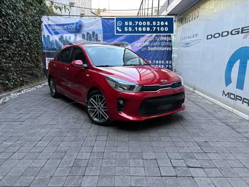 Foto Kia Rio Sedan EX Aut usado (2020) color Rojo financiado en mensualidades(enganche $106,590 mensualidades desde $4,579)