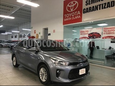 foto Kia Rio Sedán 5P HB EX TM6 VE QC F. NIEBLA RA-15 usado (2018) color Azul precio $220,000