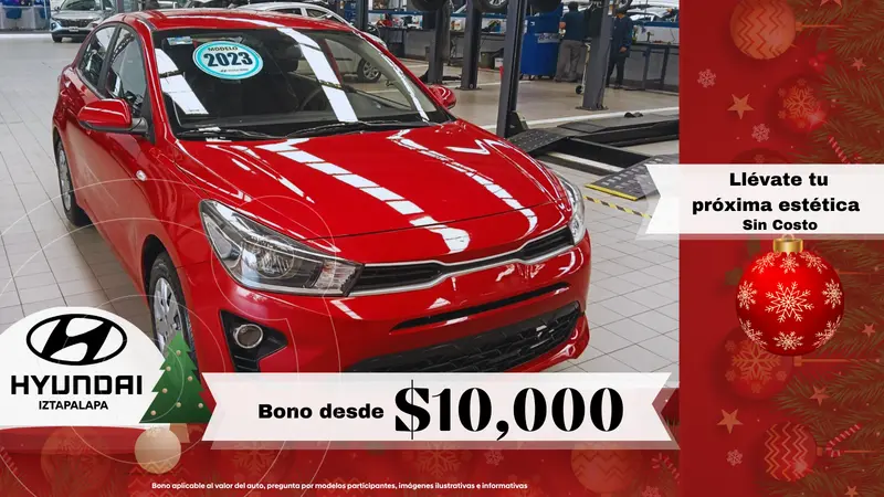 Foto Kia Rio Sedan L  Aut usado (2023) color Rojo financiado en mensualidades(enganche $91,918 mensualidades desde $3,867)