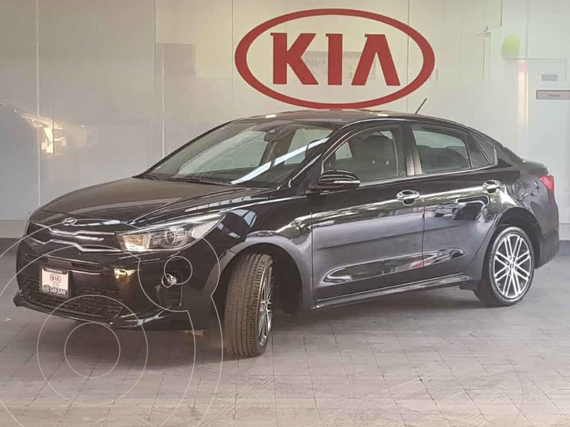 Kia Rio Sedán EX Pack Aut usado (2019) color Negro precio $262,000