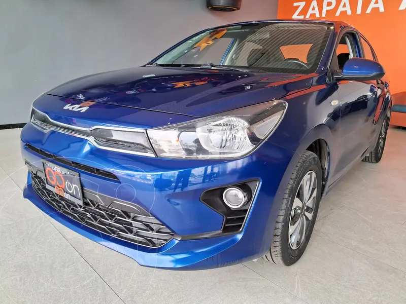 Foto Kia Rio Sedan LX usado (2023) color Azul financiado en mensualidades(enganche $73,302 mensualidades desde $5,605)