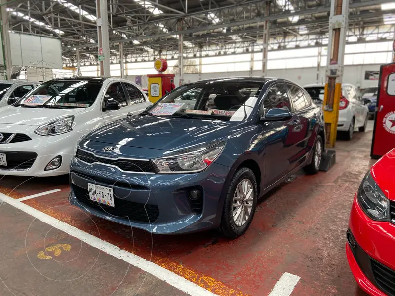 Foto Kia Rio Sedan LX usado (2018) color Azul Zinc financiado en mensualidades(enganche $52,000 mensualidades desde $5,500)