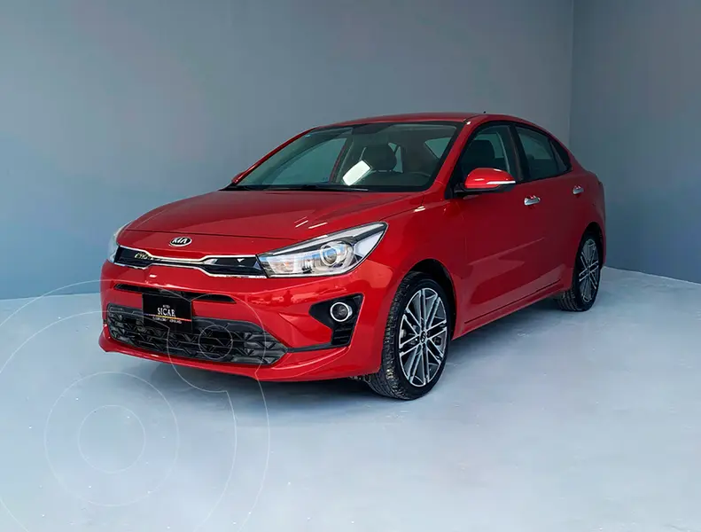 Foto Kia Rio Sedan EX Aut usado (2021) color Rojo precio $249,000