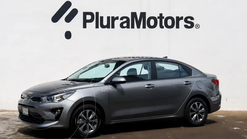 Foto Kia Rio Sedan LX Aut usado (2022) color Gris financiado en mensualidades(enganche $60,500 mensualidades desde $5,155)