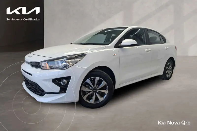 Foto Kia Rio Sedan LX Aut usado (2022) color Blanco financiado en mensualidades(enganche $76,028 mensualidades desde $6,526)