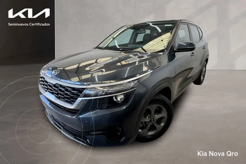 Foto Kia Seltos EX usado (2020) color Gris precio $290,000