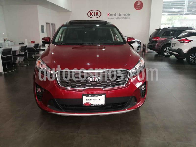 Kia Sorento 3.3L EX Pack Nav 7 Pas usado (2019) color Vino Tinto precio $595,000