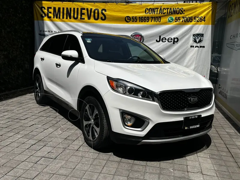 Foto Kia Sorento 3.3L EX Pack Nav 7 Pas usado (2017) color Blanco precio $429,000