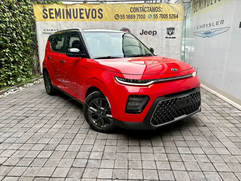 Foto Kia Soul EX Aut usado (2021) color Rojo financiado en mensualidades(enganche $111,648 mensualidades desde $4,796)