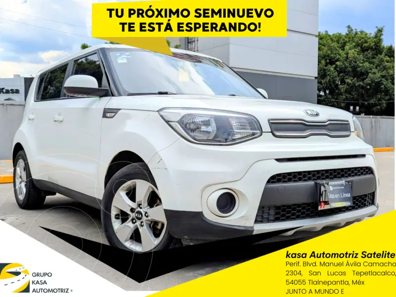 Foto Kia Soul LX Aut usado (2019) color Blanco precio $215,000