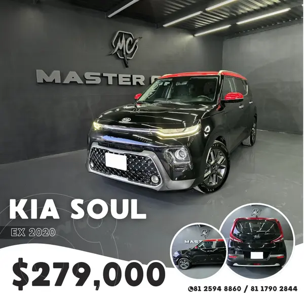 Foto Kia Soul EX Aut usado (2020) color Negro precio $279,000