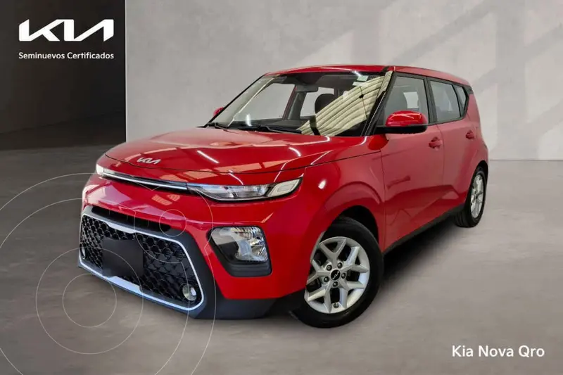Foto Kia Soul LX usado (2022) color Rojo financiado en mensualidades(enganche $78,752 mensualidades desde $6,760)