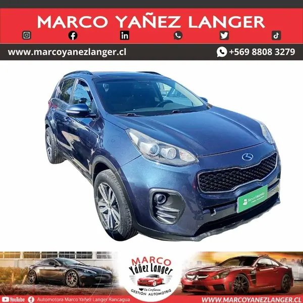 Foto Kia Sportage 2.0L LX 4x2 usado (2017) color Azul precio $11.790.000
