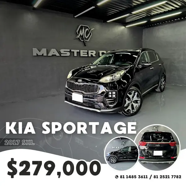 Foto Kia Sportage SXL AWD 2.4L usado (2017) color Negro precio $279,000