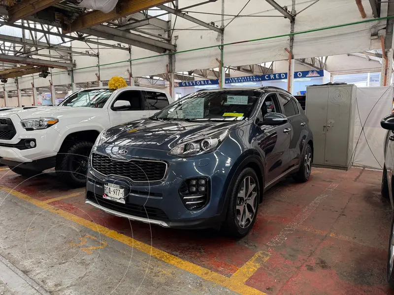 Foto Kia Sportage GT Line usado (2017) color Azul Liquido financiado en mensualidades(enganche $69,500 mensualidades desde $6,100)