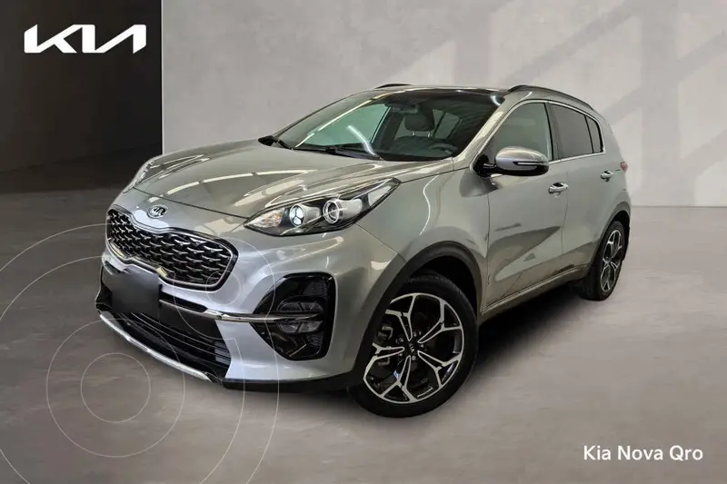 Foto Kia Sportage EX Pack 2.0L Aut usado (2021) color Gris financiado en mensualidades(enganche $100,552 mensualidades desde $8,632)