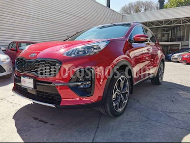 Kia Sportage 5 pts. SXL, 2.4 L, TA A/AC, Piel, Camara reversa Q usado (2019) color Rojo precio $490,000