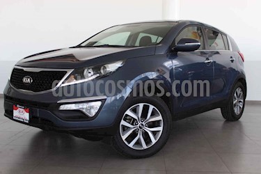 Kia Sportage 5 pts. EX, TA A/AC, Tela, Camara reversa f. niebla usado (2016) color Azul precio $259,000