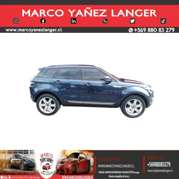 Foto Land Rover Range Rover Evoque Dynamic 2.2L Diesel usado (2013) color Azul precio $15.890.000