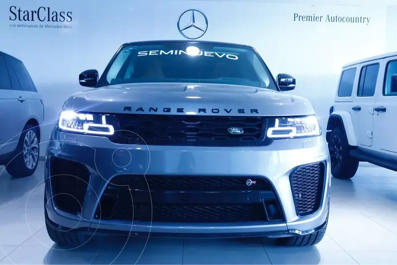 Foto Land Rover Range Rover Sport SVR P575 usado (2022) color Plata Indus financiado en mensualidades(enganche $310,000 mensualidades desde $33,166)