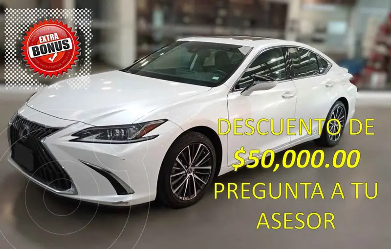 Foto Lexus ES Hybrid 300 HV usado (2022) color Blanco financiado en mensualidades(enganche $269,698 mensualidades desde $12,250)