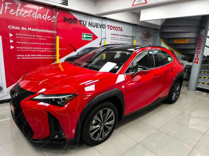 Foto Lexus UX 250h F-Sport usado (2024) color Rojo financiado en mensualidades(enganche $209,880 mensualidades desde $20,704)