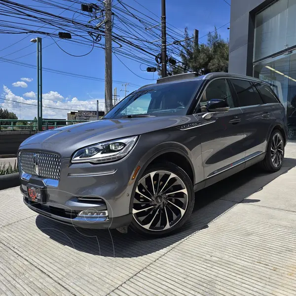 Foto Lincoln Aviator Reserve usado (2022) color Gris financiado en mensualidades(enganche $258,875 mensualidades desde $19,796)