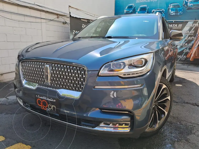 Foto Lincoln Aviator Reserve usado (2020) color Azul financiado en mensualidades(enganche $215,002 mensualidades desde $16,441)