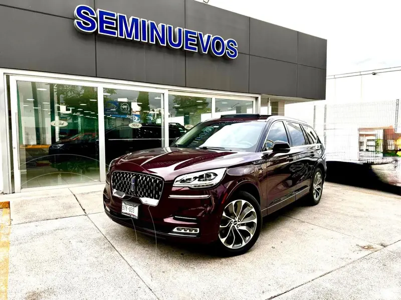 Foto Lincoln Aviator Grand Touring usado (2022) color violeta oscuro financiado en mensualidades(enganche $215,600 mensualidades desde $24,205)