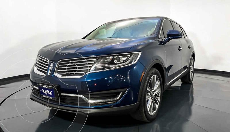 Lincoln MKX 3.5L 4x4 usado (2016) color Azul precio $492,999