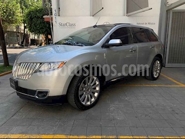 Lincoln MKX 5p V6 aut 4x4 AWD Premier piel q/c Nav usado (2013) color Plata precio $260,000