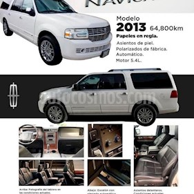 Lincoln Navigator 5.4L 4x2 usado (2013) color Blanco precio $288