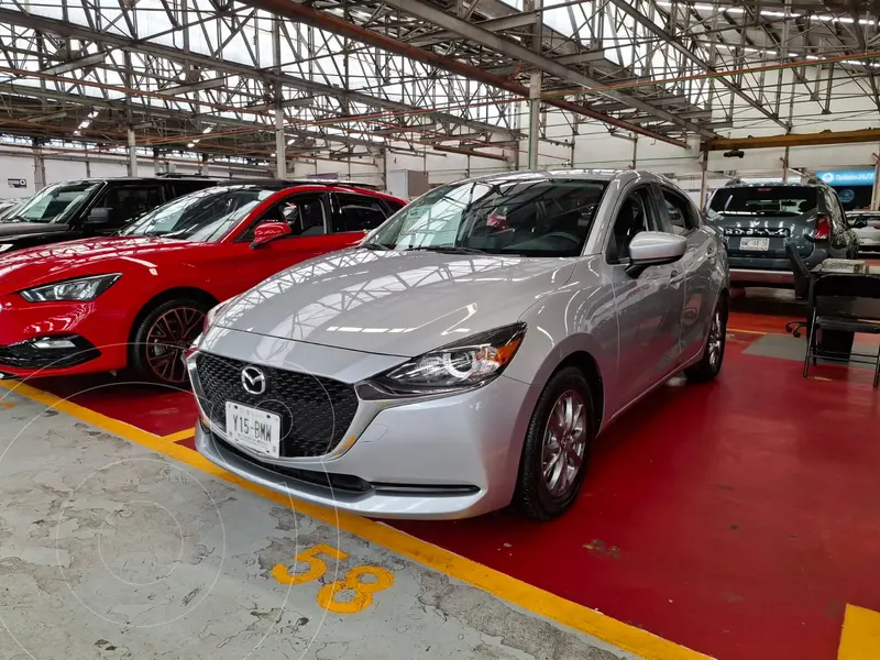 Foto Mazda 2 Sedan i Aut usado (2023) color Blanco Perla financiado en mensualidades(enganche $70,000 mensualidades desde $6,300)