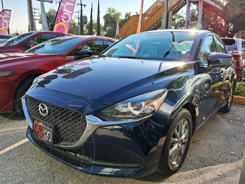 Foto Mazda 2 Sedan i Sport usado (2023) color Azul financiado en mensualidades(enganche $76,300 mensualidades desde $5,835)