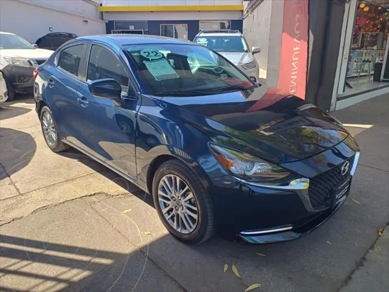 Foto Mazda 2 Sedan i Grand Touring MHEV usado (2022) color Azul financiado en mensualidades(enganche $58,104 mensualidades desde $6,712)