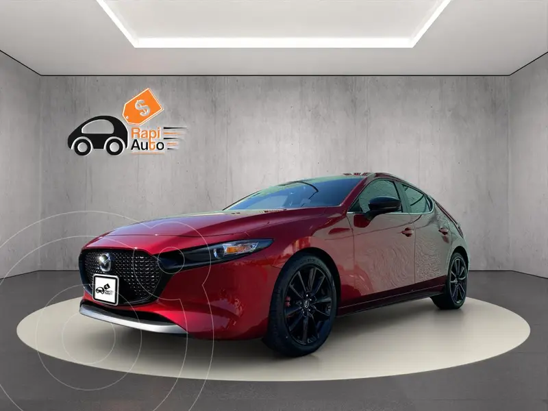 Foto Mazda 3 Hatchback s Grand Touring usado (2021) color Rojo financiado en mensualidades(enganche $74,950 mensualidades desde $10,376)